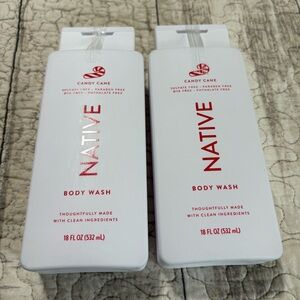 Native Candy Cane Bodywash Set of 2